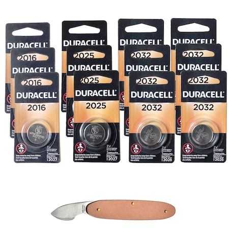 Duracell 3V Lithium Coin Cell Assortment Kit: 3x DL2016, 3x DL2025, 6x DL2032 DUR-COIN-KIT-SMALL